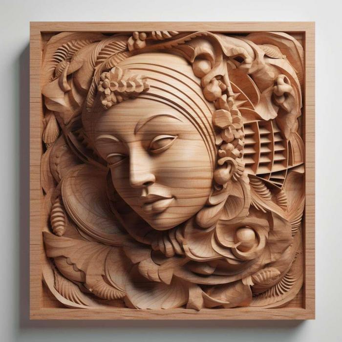 نموذج ثلاثي الأبعاد لآلة CNC 3D Art 